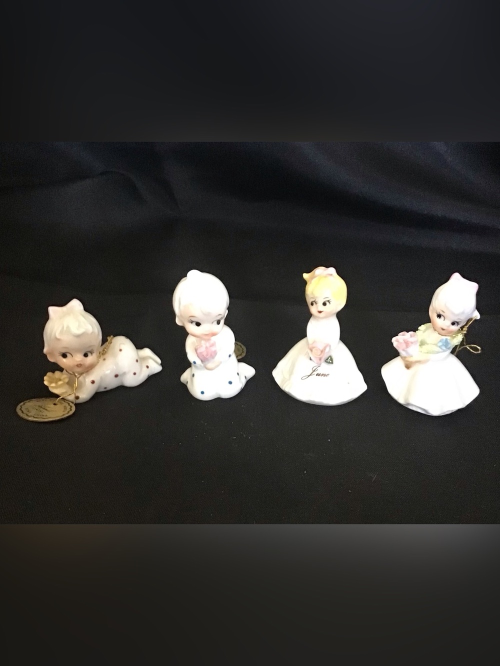 Miniature Porcelain Angels and Babies,Napcoware